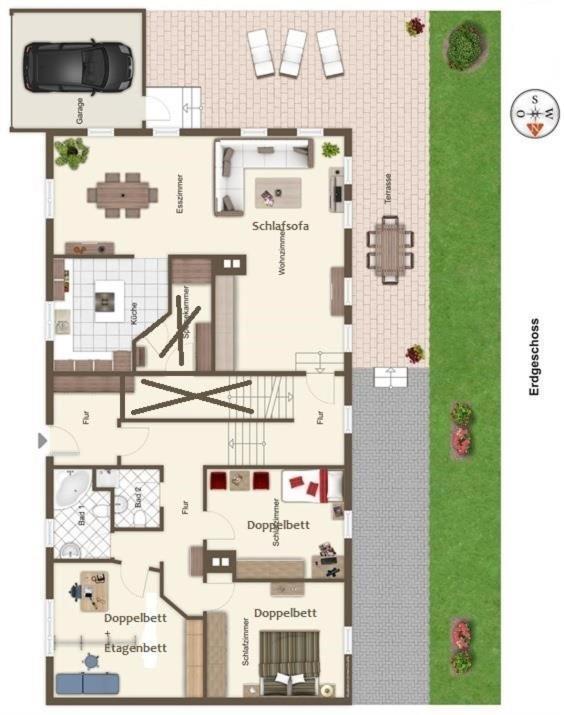 Haus Kreuzeckwiese - Fewo Juebilaumsgrat Гармиш-Партенкирхен Экстерьер фото